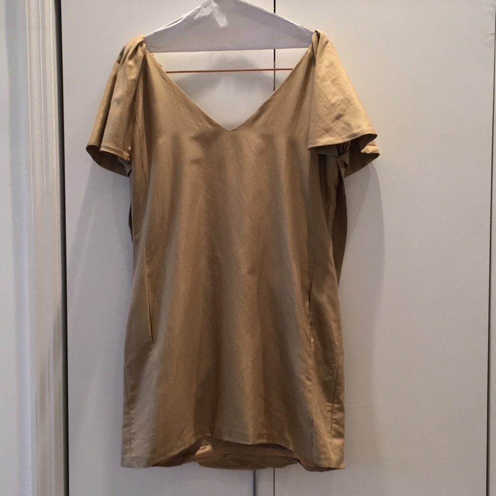 Paul & Joe poof sleeve low back mini dress